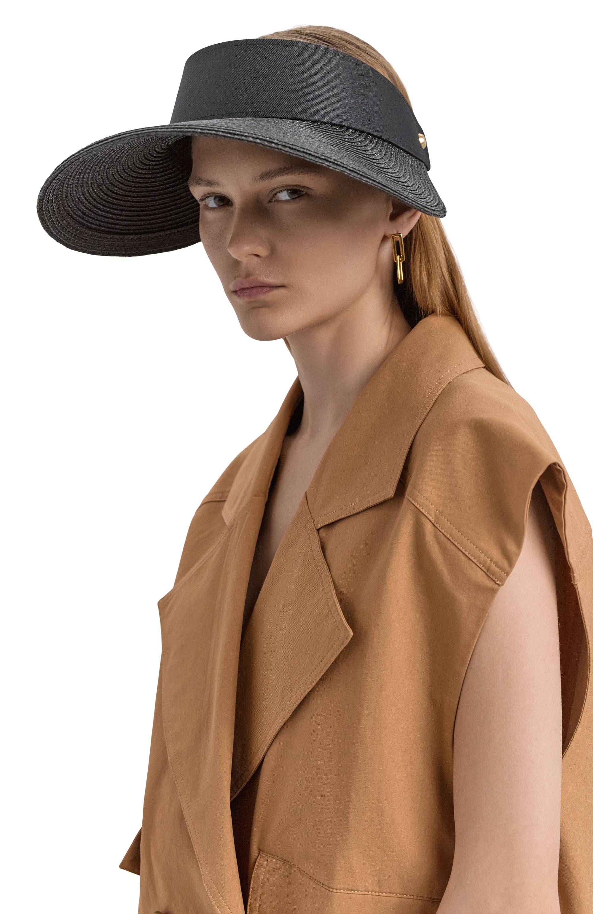 Козырек champ ii ERIC JAVITS черного цвета по цене 37250 руб., арт. 12164/BLACK, фото 2 Козырек champ ii ERIC JAVITS, арт. 12164/BLACK, фото 2