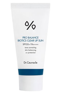 Солнцезащитный крем с пробиотиками pro balance bioticsc clear up sun (50ml) DR.CEURACLE бесцветного цвета, арт. 8806133614884 | Фото 1 (Региональные ограничения белый список (Axapta Mercury): Не проставлено; Нос: Не проставлено; SPF фильтр: Высокий (35-50+); Тип продукта: Кремы)