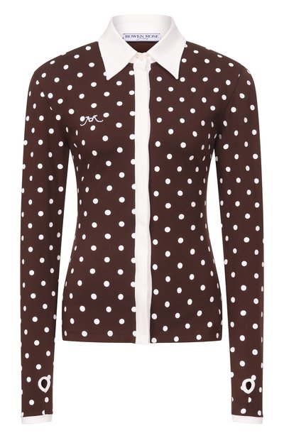 Женское хлопковое поло ROWEN ROSE, арт. RR_J115_001