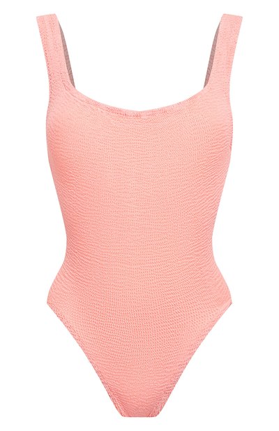 Женский слитный купальник HUNZA G, арт. SQUARE NECK SWIM CRINKLE