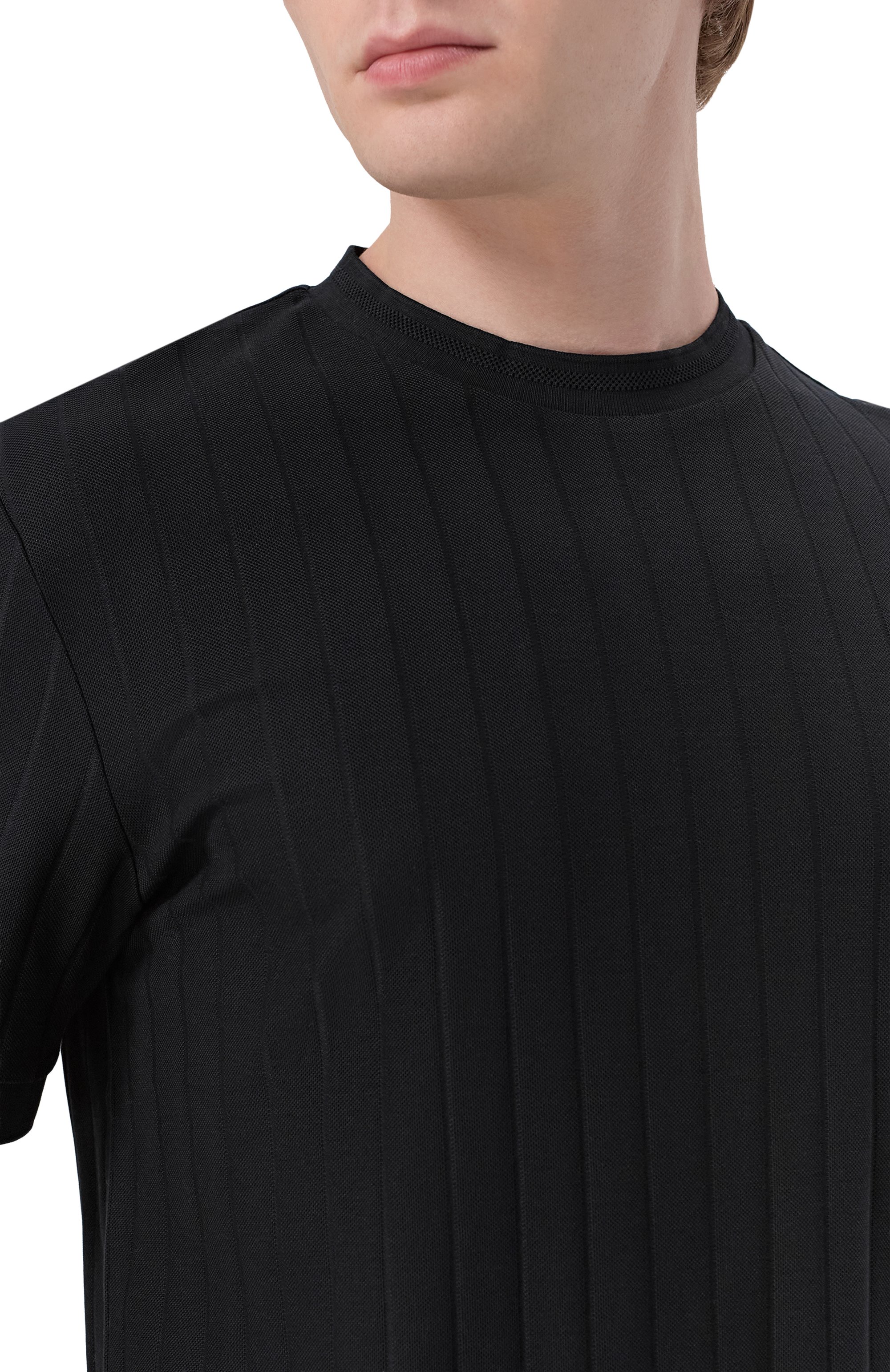 Хлопковая футболка BOSS, арт. 50559610, фото 5