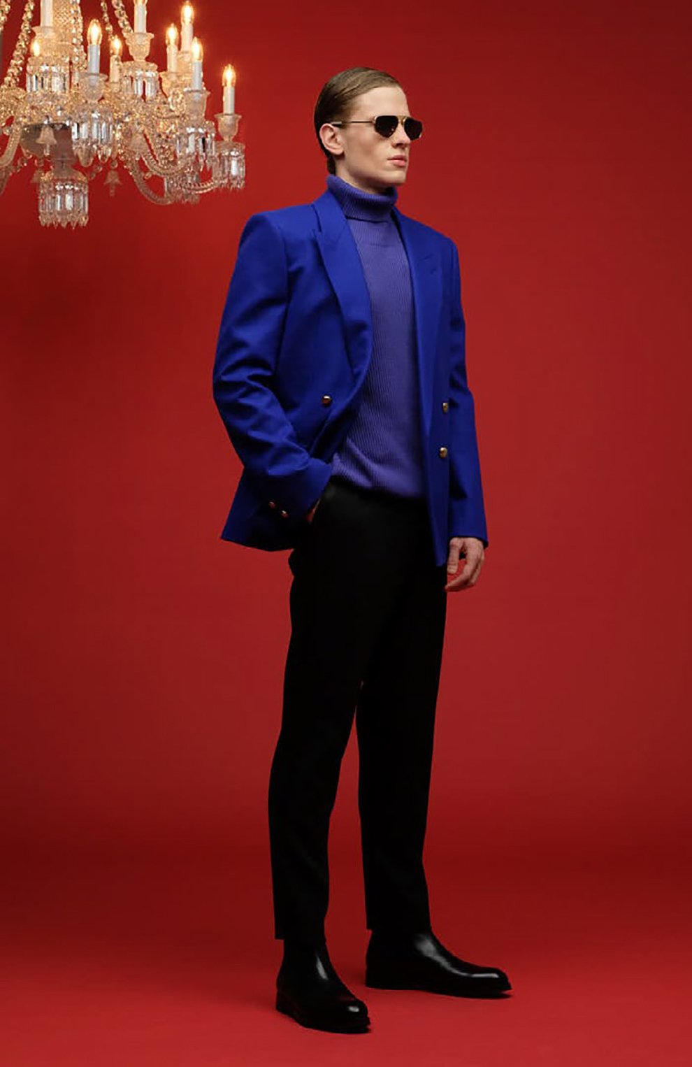 Шерстяной пиджак SAINT LAURENT, арт. 662469/Y1D08, фото 6