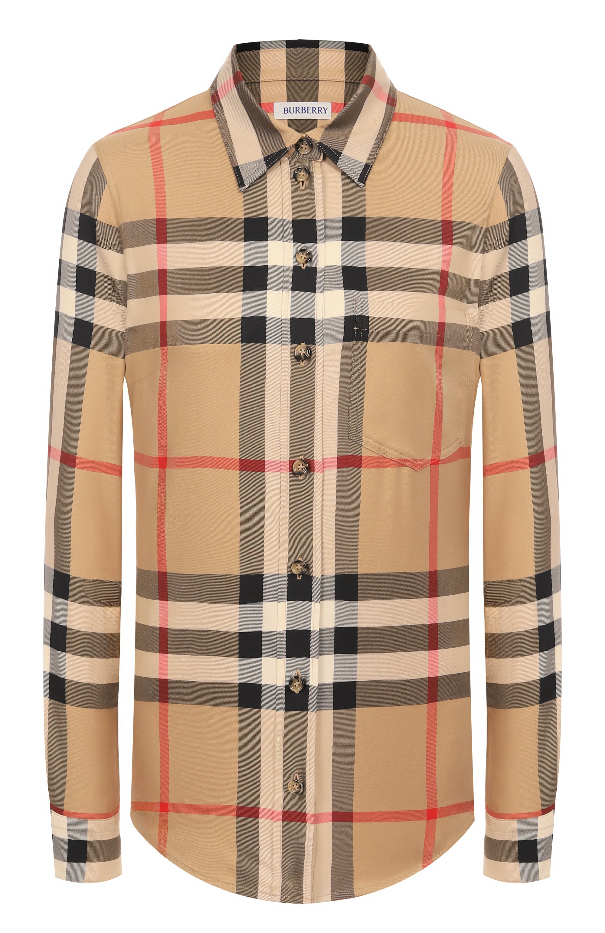 Хлопковая рубашка BURBERRY, арт. 8111856, фото 1