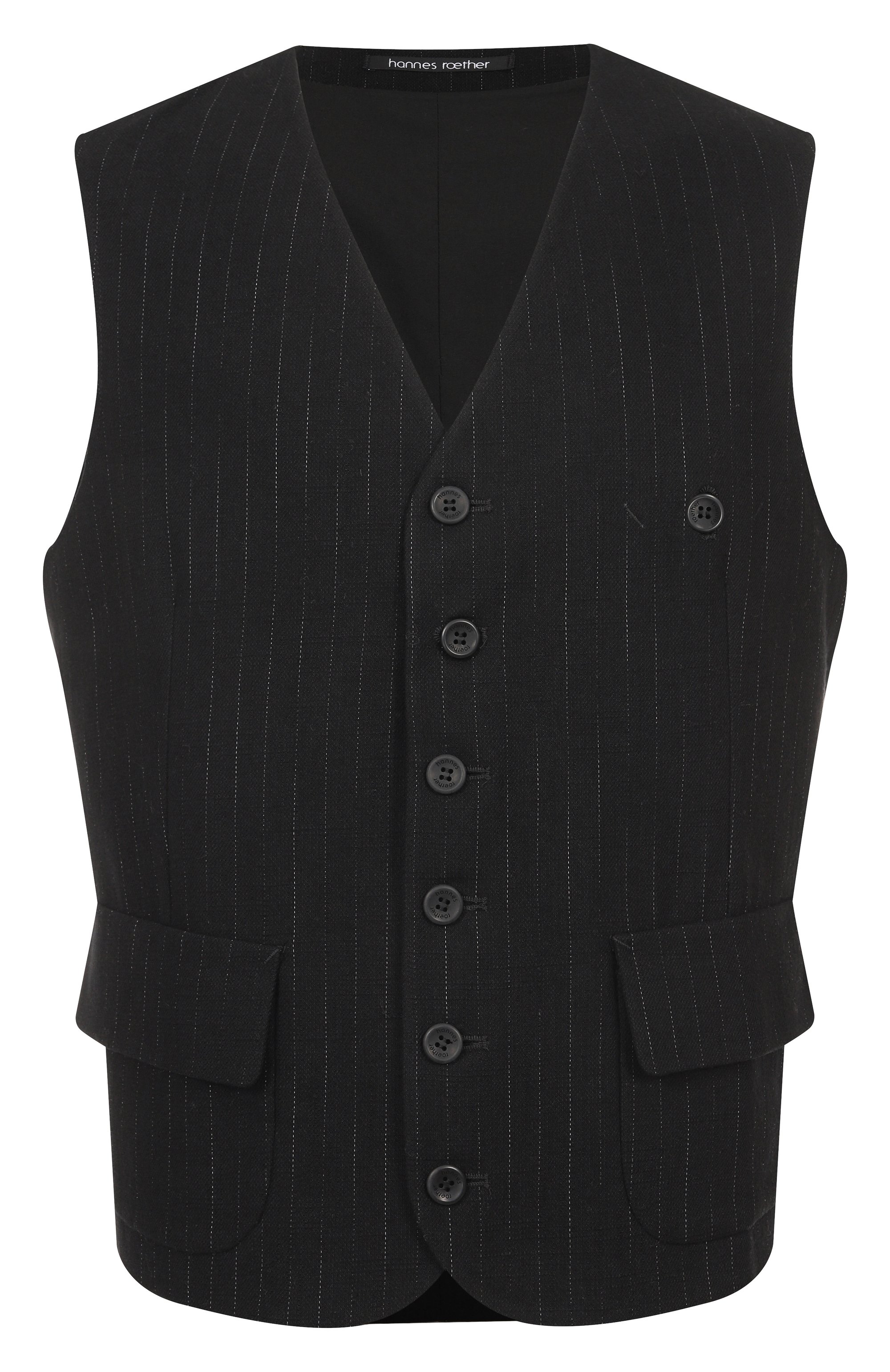 Жилет из хлопка и шерсти HANNES ROETHER, арт. JU26PITER.7082, фото 1