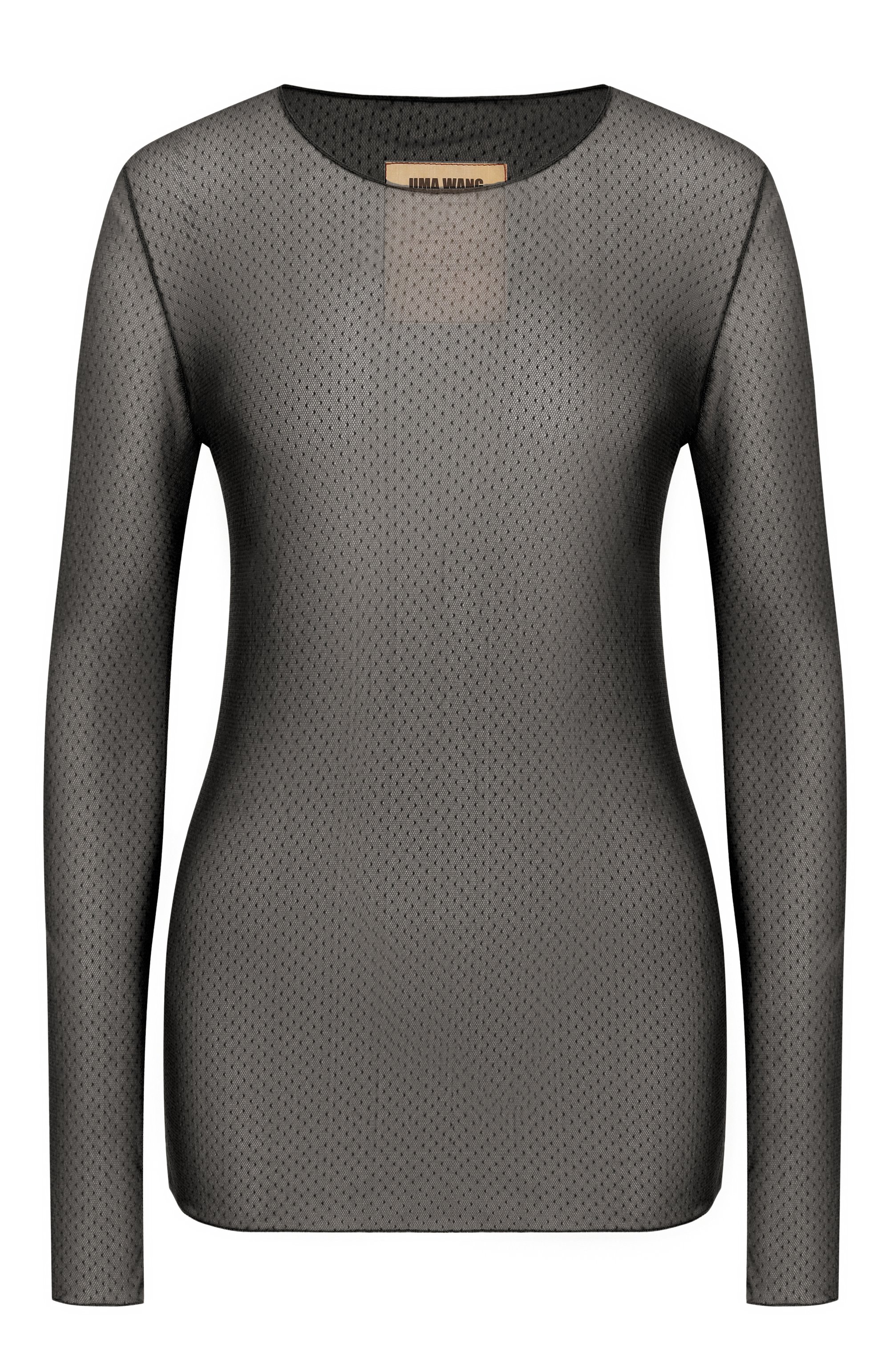 Топ UMA WANG черного цвета по цене 28800 руб., арт. UW1036, фото 1 Топ UMA WANG, арт. UW1036, фото 1