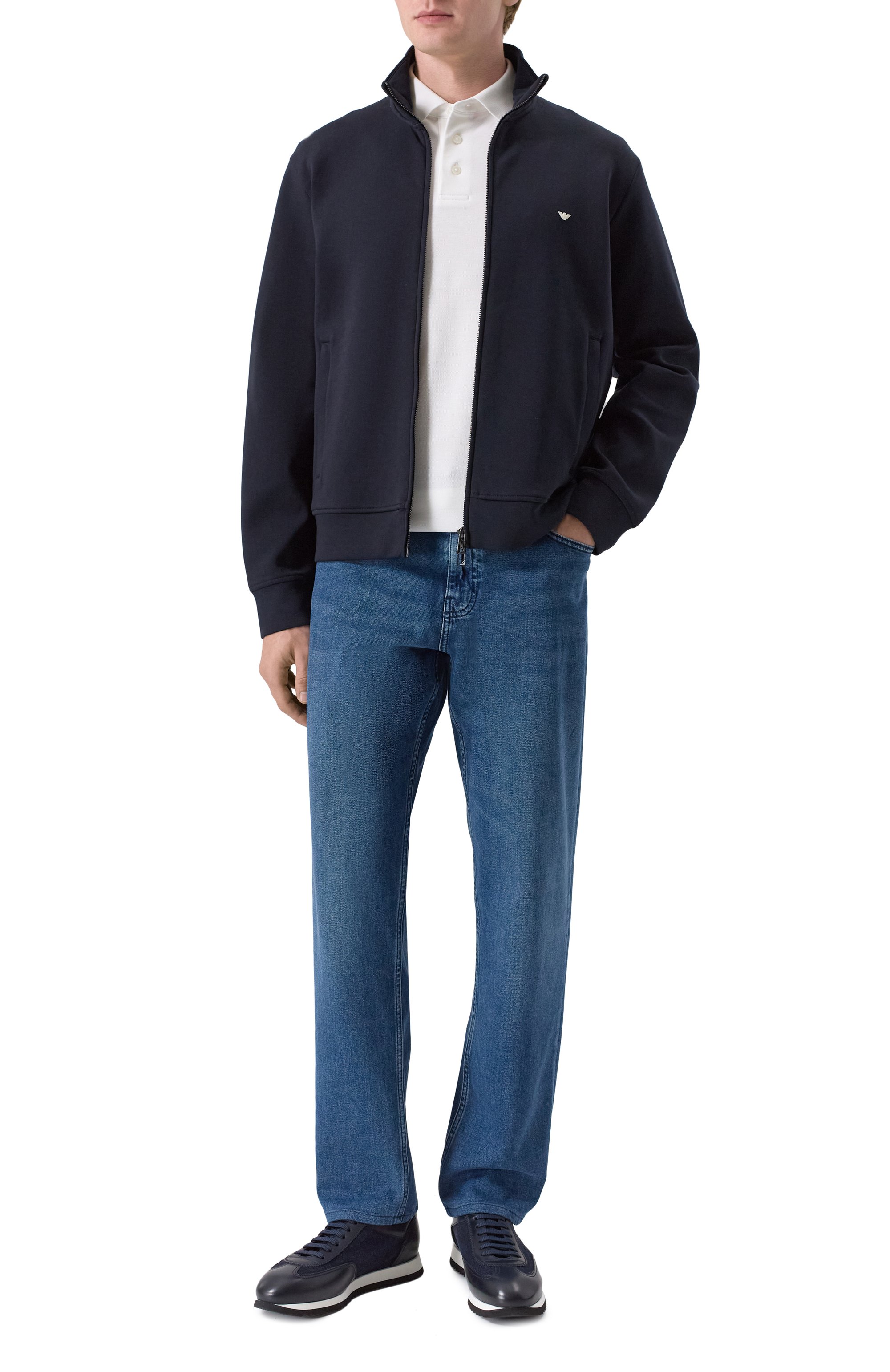 Хлопковое поло EMPORIO ARMANI, арт. EM005358/AF10497, фото 2