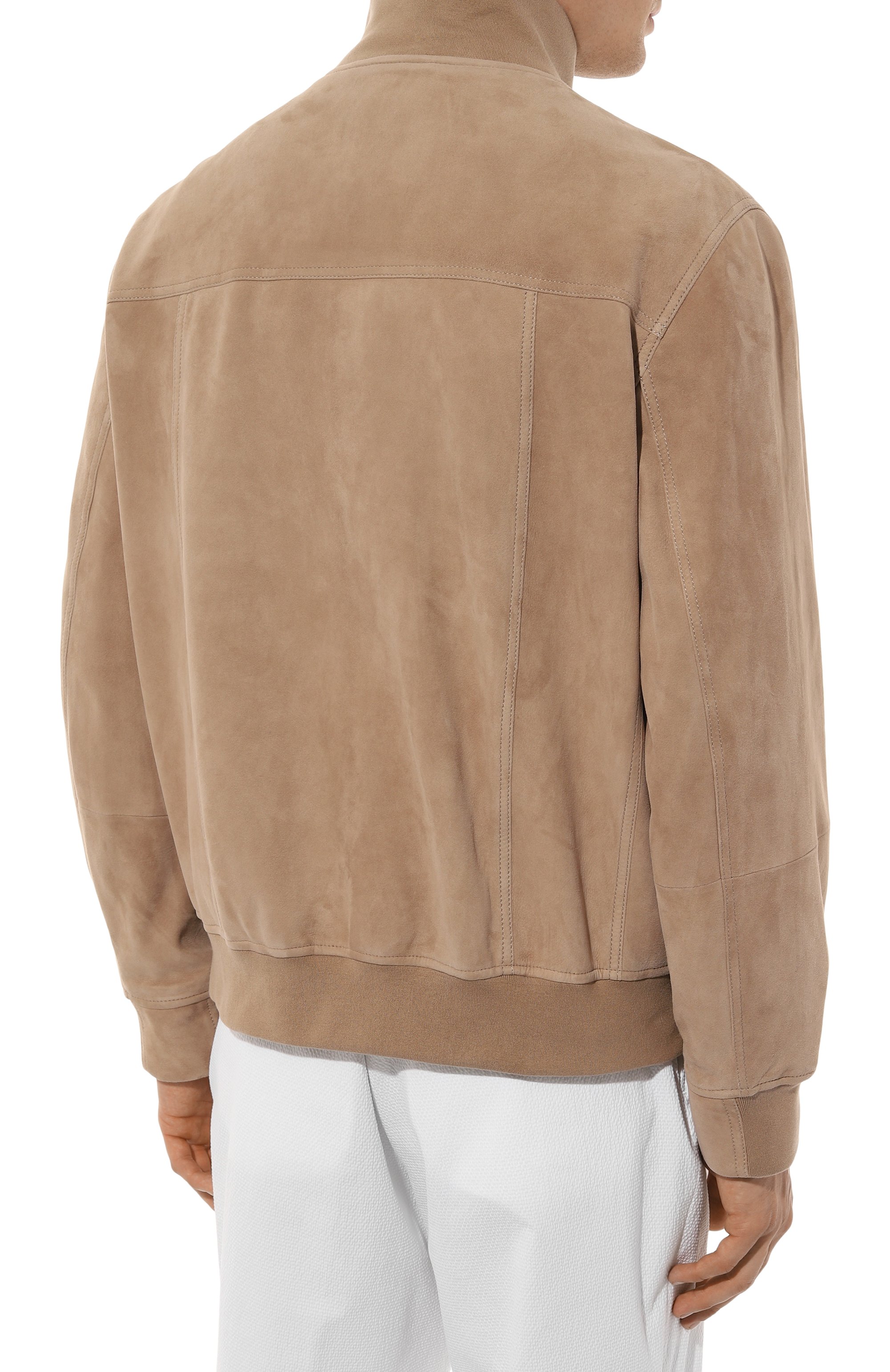 Замшевый бомбер BRUNELLO CUCINELLI, арт. MPCAI1971, фото 4