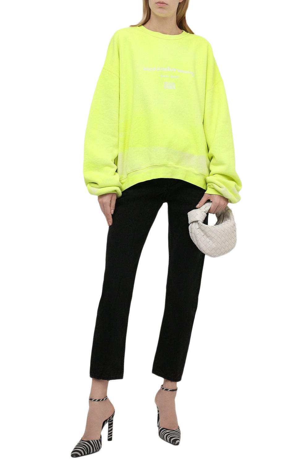 Хлопковый свитшот ALEXANDER WANG, арт. UCC3211446, фото 2