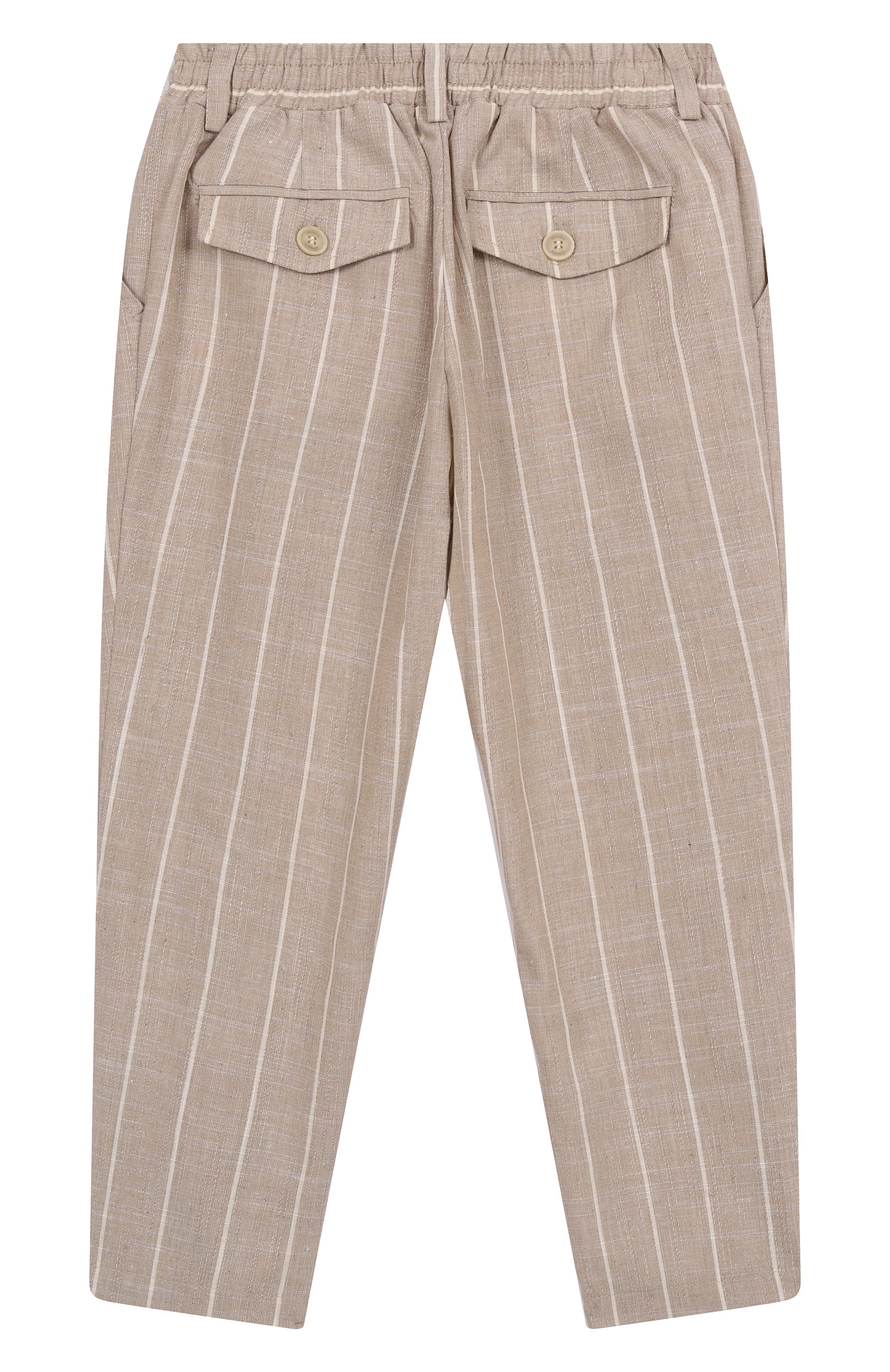 Брюки из шерсти и хлопка ELEVENTY бежевого цвета по цене 20950 руб., арт. EW6P30/I0267/4-8, фото 2 Брюки из шерсти и хлопка ELEVENTY, арт. EW6P30/I0267/4-8, фото 2