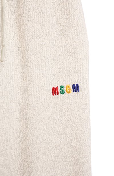 Хлопковые джоггеры MSGM KIDS, арт. MS029341, фото 3