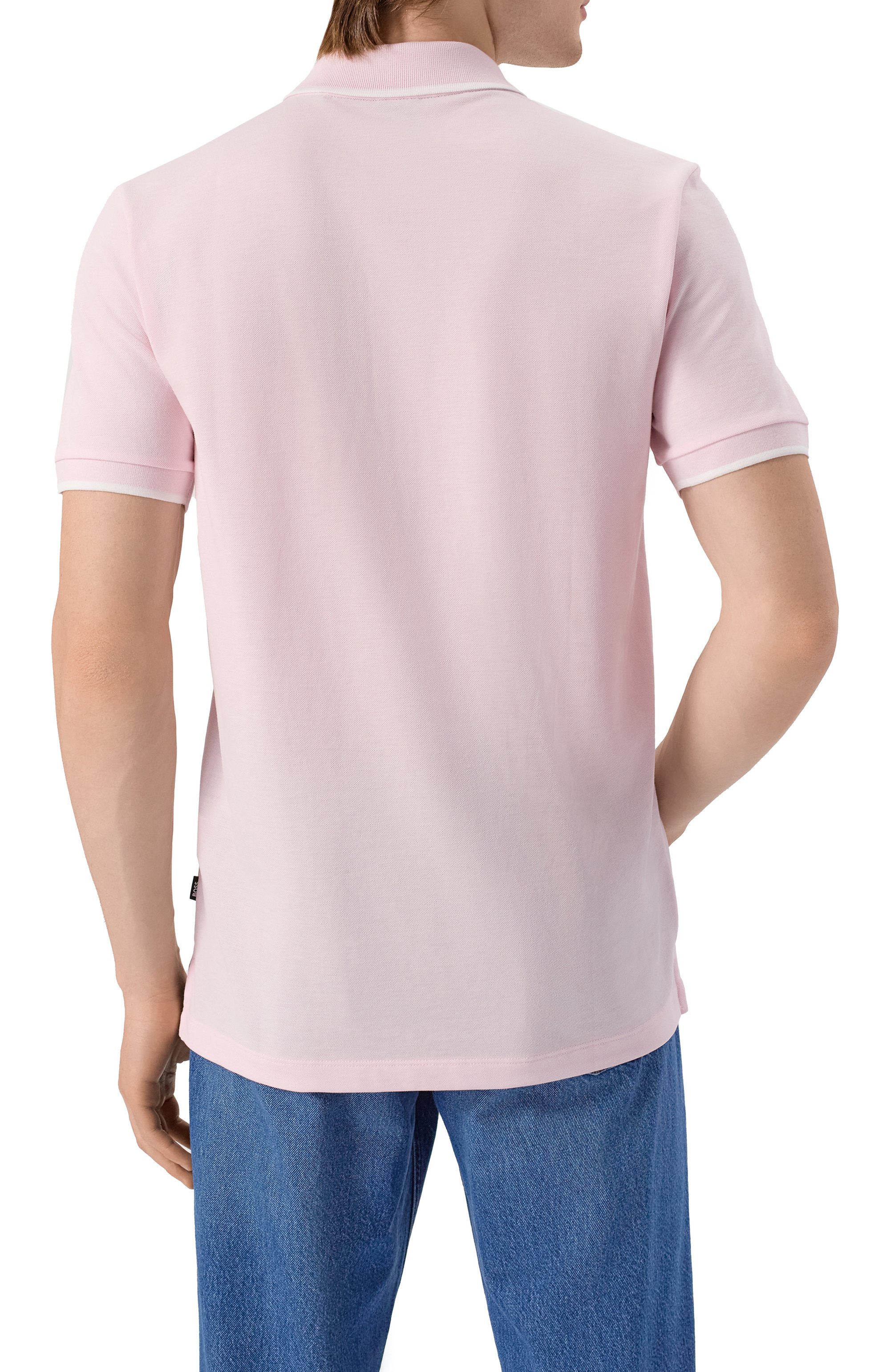 Хлопковое поло BOSS, арт. 50494697, фото 4