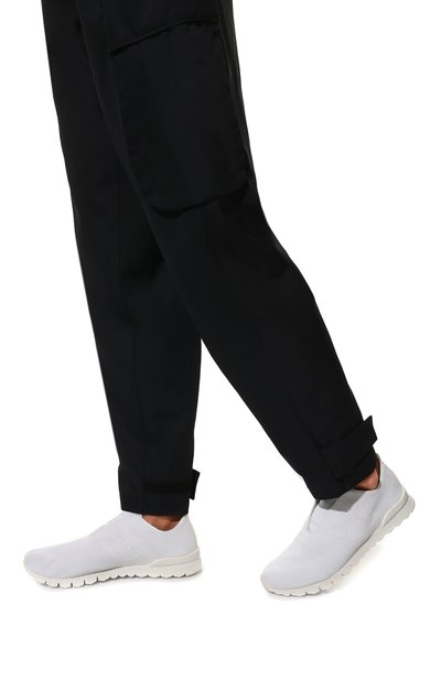 Текстильные кроссовки KITON, арт. USSBANWN00867, фото 3