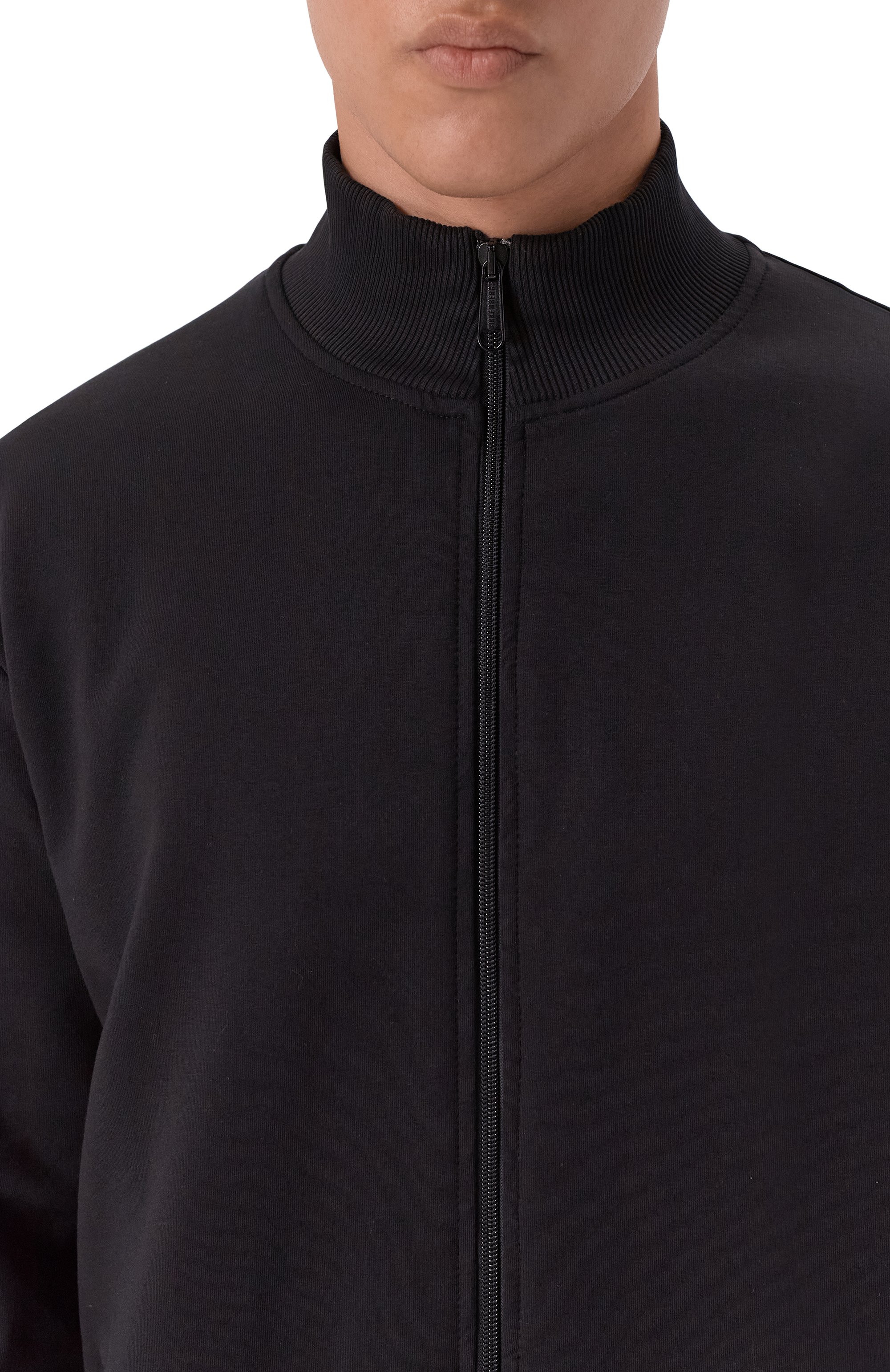 Хлопковый спортивный костюм DIRK BIKKEMBERGS черного цвета по цене 28750 руб., арт. BMF1337, фото 6 Хлопковый спортивный костюм DIRK BIKKEMBERGS, арт. BMF1337, фото 6