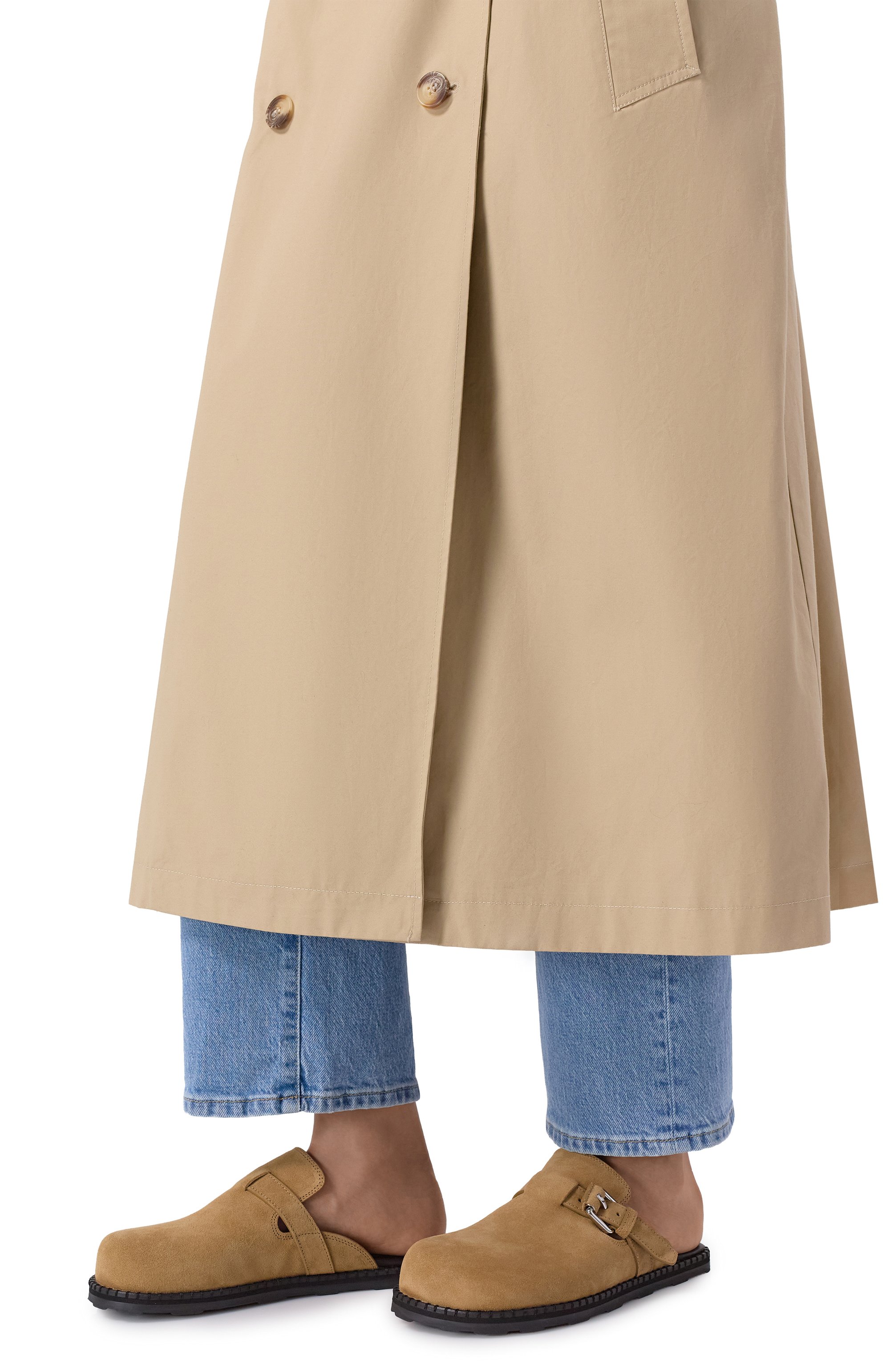 Замшевые сабо MOSCHINO, арт. MA10152G10/ME0, фото 2