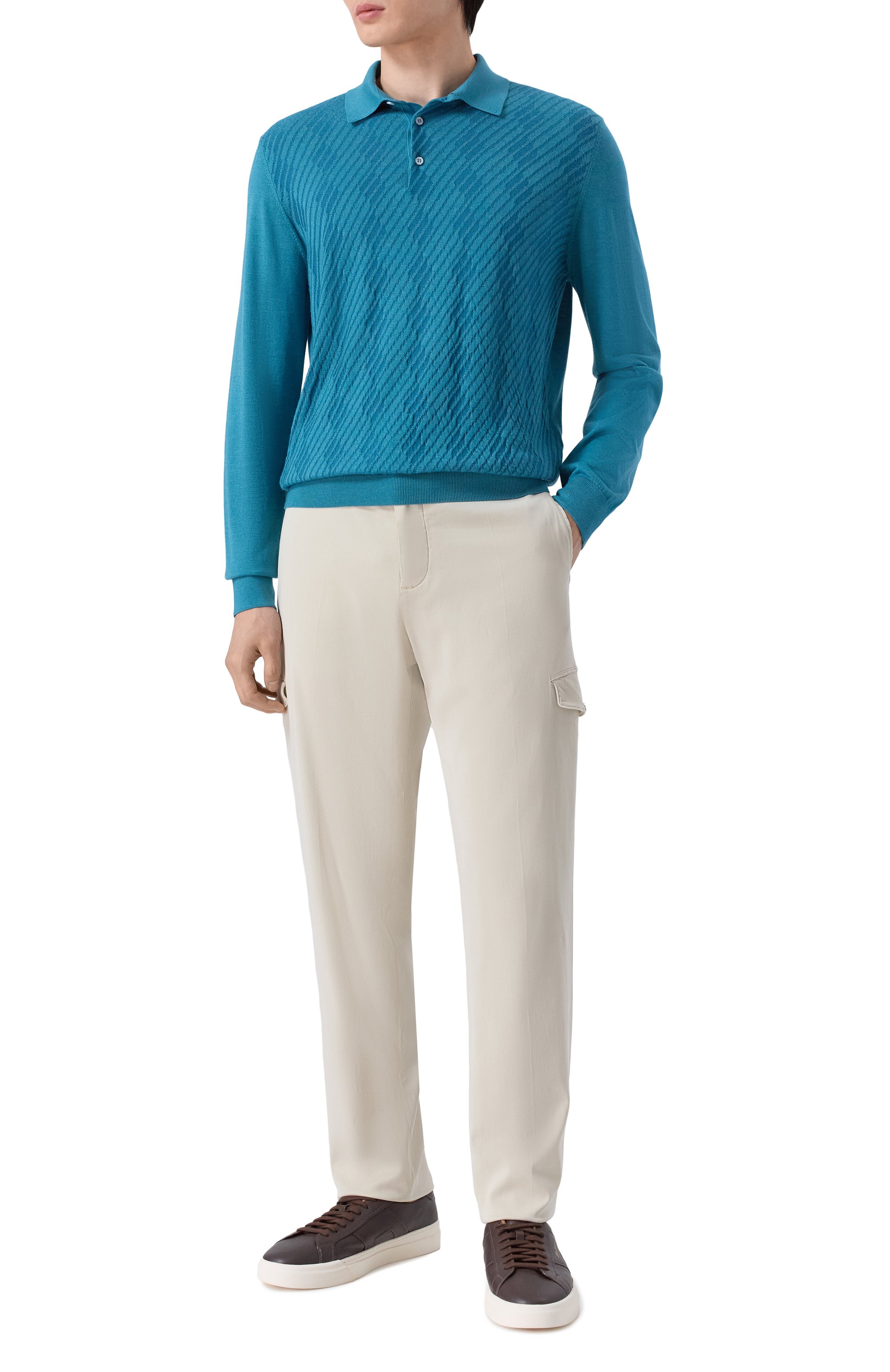 Поло из кашемира и шелка STEFANO RICCI, арт. K808099P03/F25476, фото 2