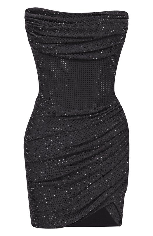 Платье с отделкой стразами Kamilla Purshie KP 2026/14 Чёрный KP 2026/14