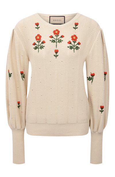 Пуловер из шерсти и хлопка GUCCI, арт. 653328/XKBS9, фото 1