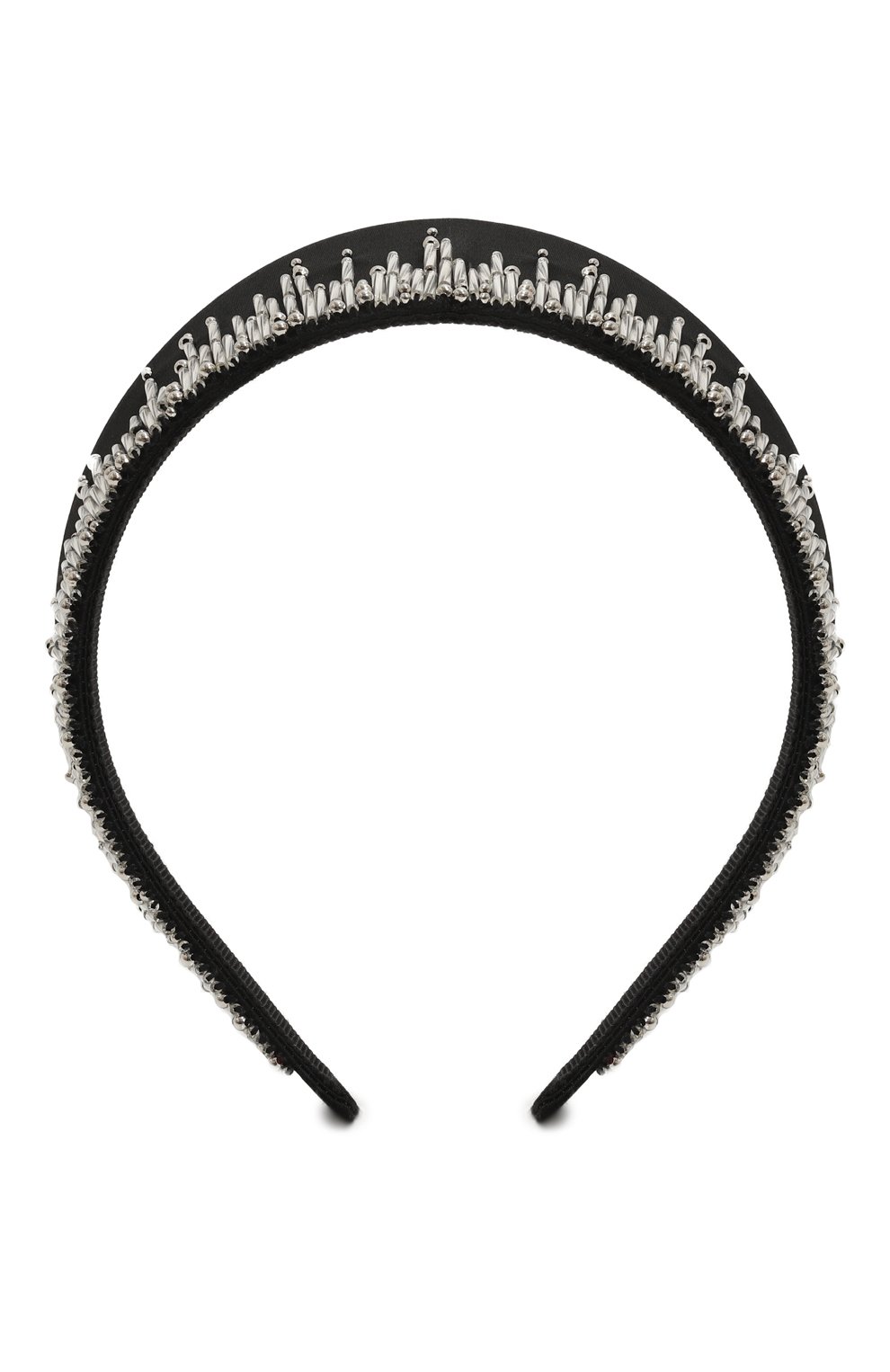 Кокошник PANFIL черного цвета по цене 30000 руб., арт. 0-KOK-SST, фото 1 Кокошник PANFIL, арт. 0-KOK-SST, фото 1