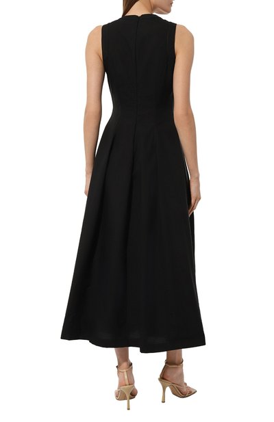 Хлопковое платье BRUNELLO CUCINELLI черного цвета по цене 432000 руб., арт. M0F79A5185, фото 4 Хлопковое платье BRUNELLO CUCINELLI, арт. M0F79A5185, фото 4