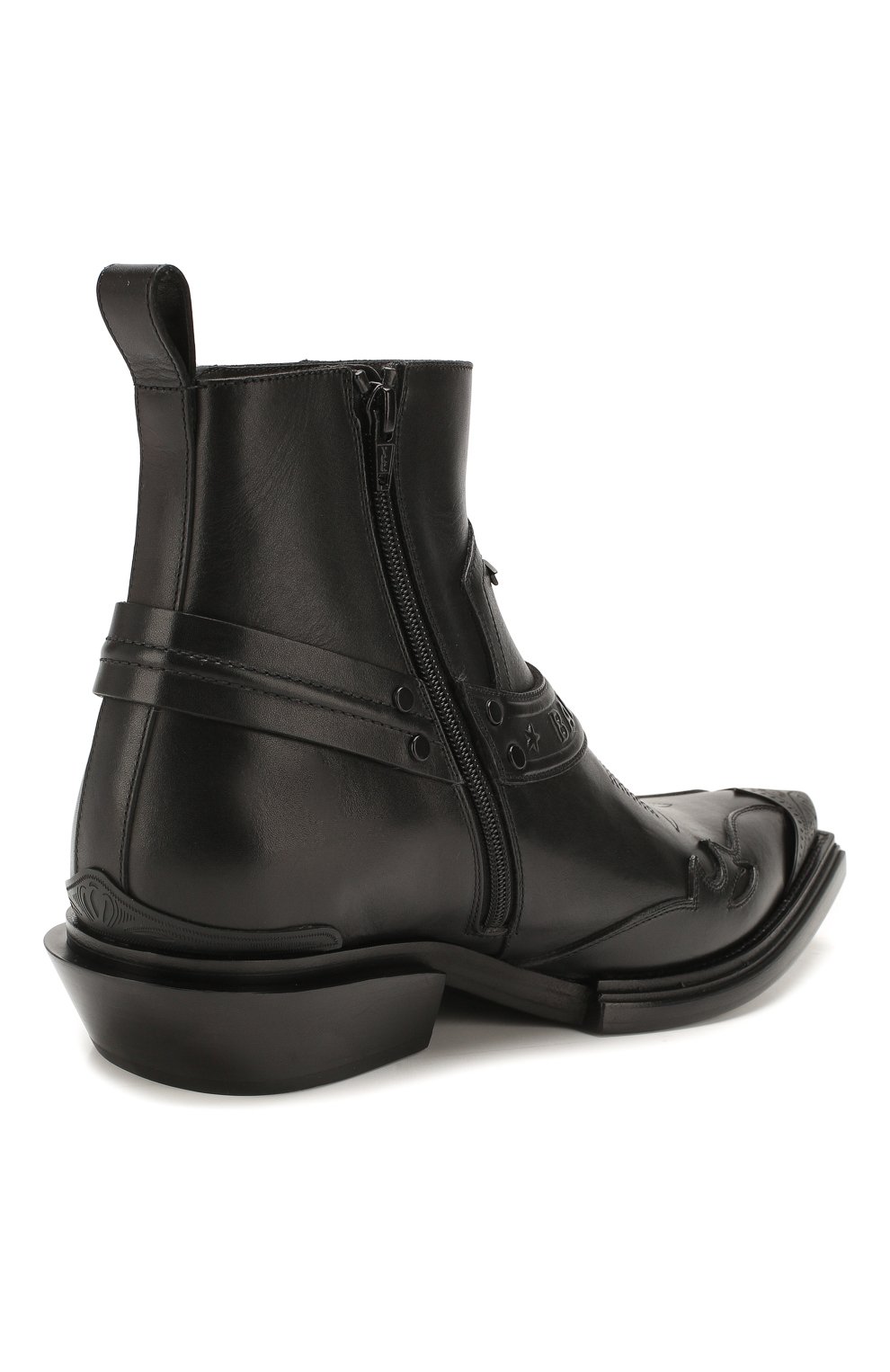 Кожаные казаки BALENCIAGA, арт. 562603/WA922, фото 4