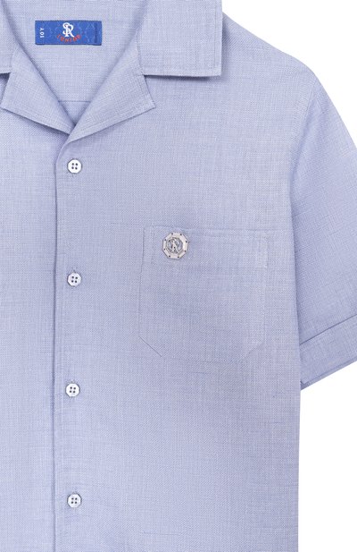 Рубашка из хлопка и льна STEFANO RICCI JUNIOR, арт. YC008225/R3165, фото 3