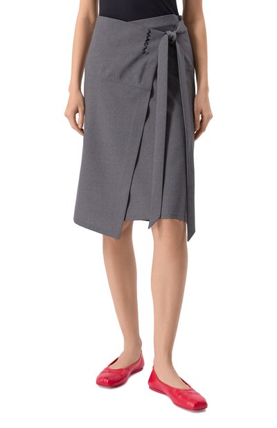 Шерстяная юбка MARNI, арт. G0MA0698S0/TW839, фото 3