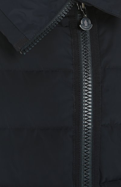 Стеганый пуховик с высоким воротником и косой молнией MONCLER, арт. B2-093-49379-00-54543, фото 5
