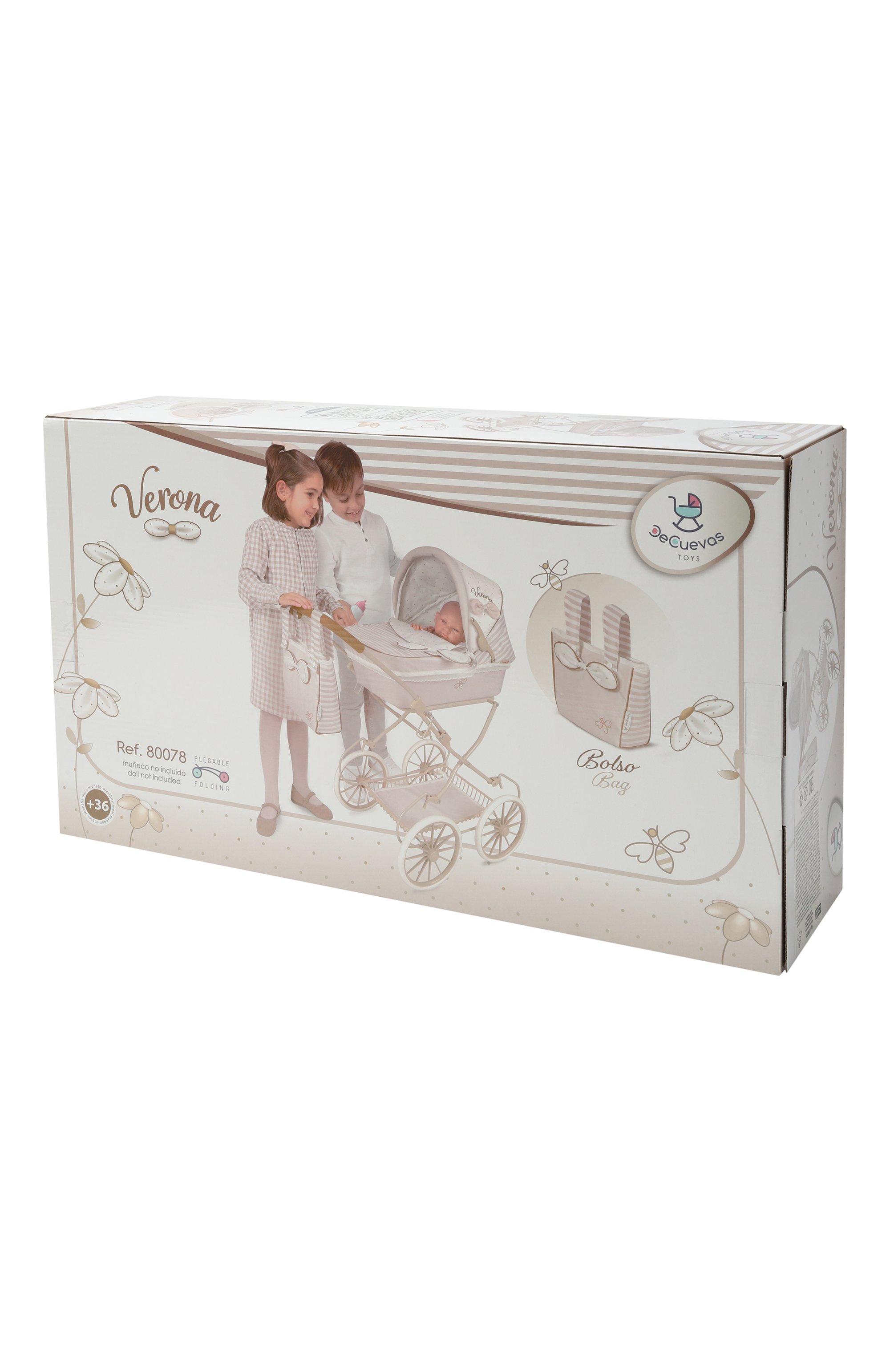 Коляска-люлька для кукол верона DECUEVAS, арт. 80078, фото 2