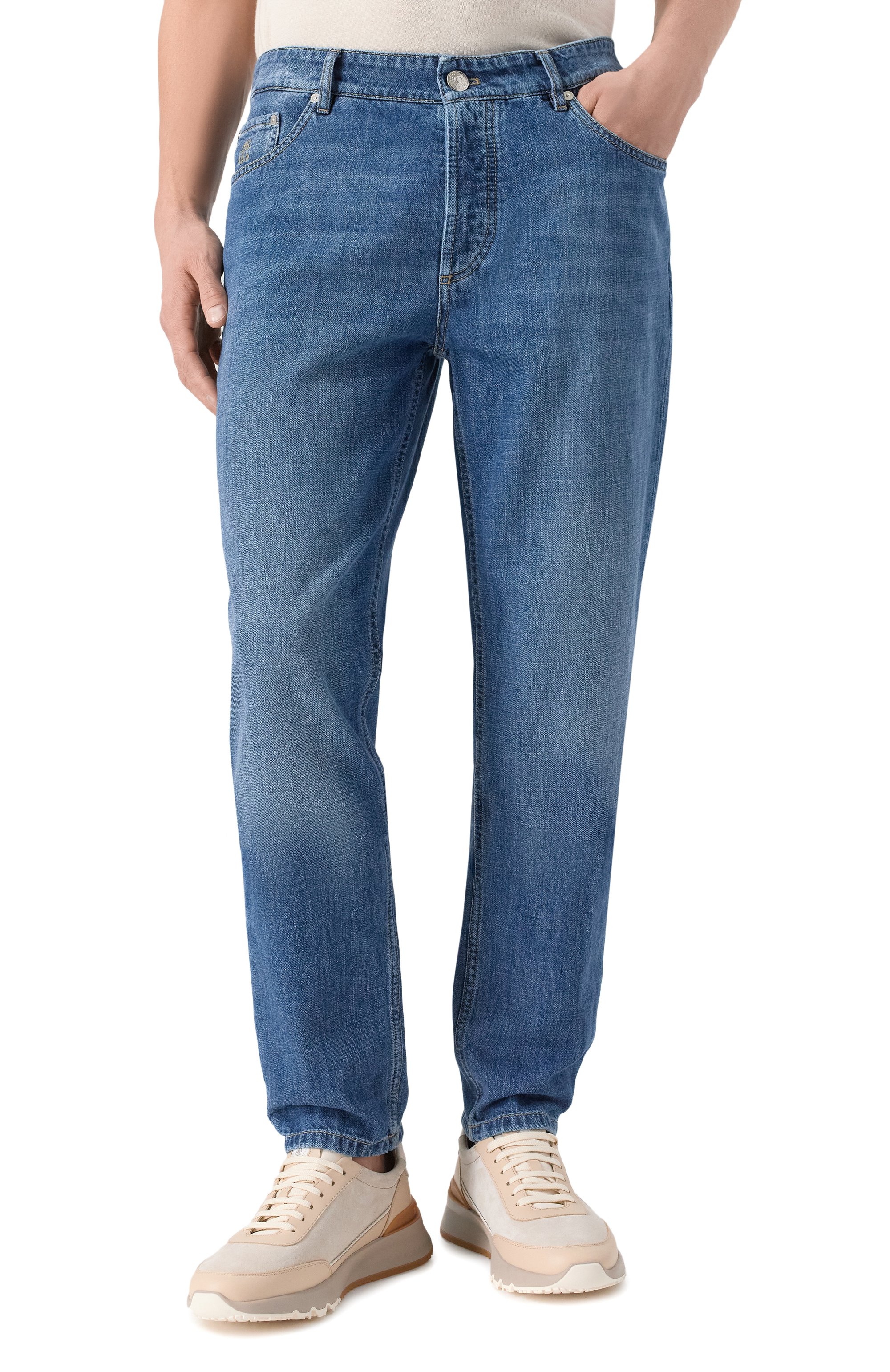 Джинсы traditional fit BRUNELLO CUCINELLI, арт. M0Z37D3210, фото 3