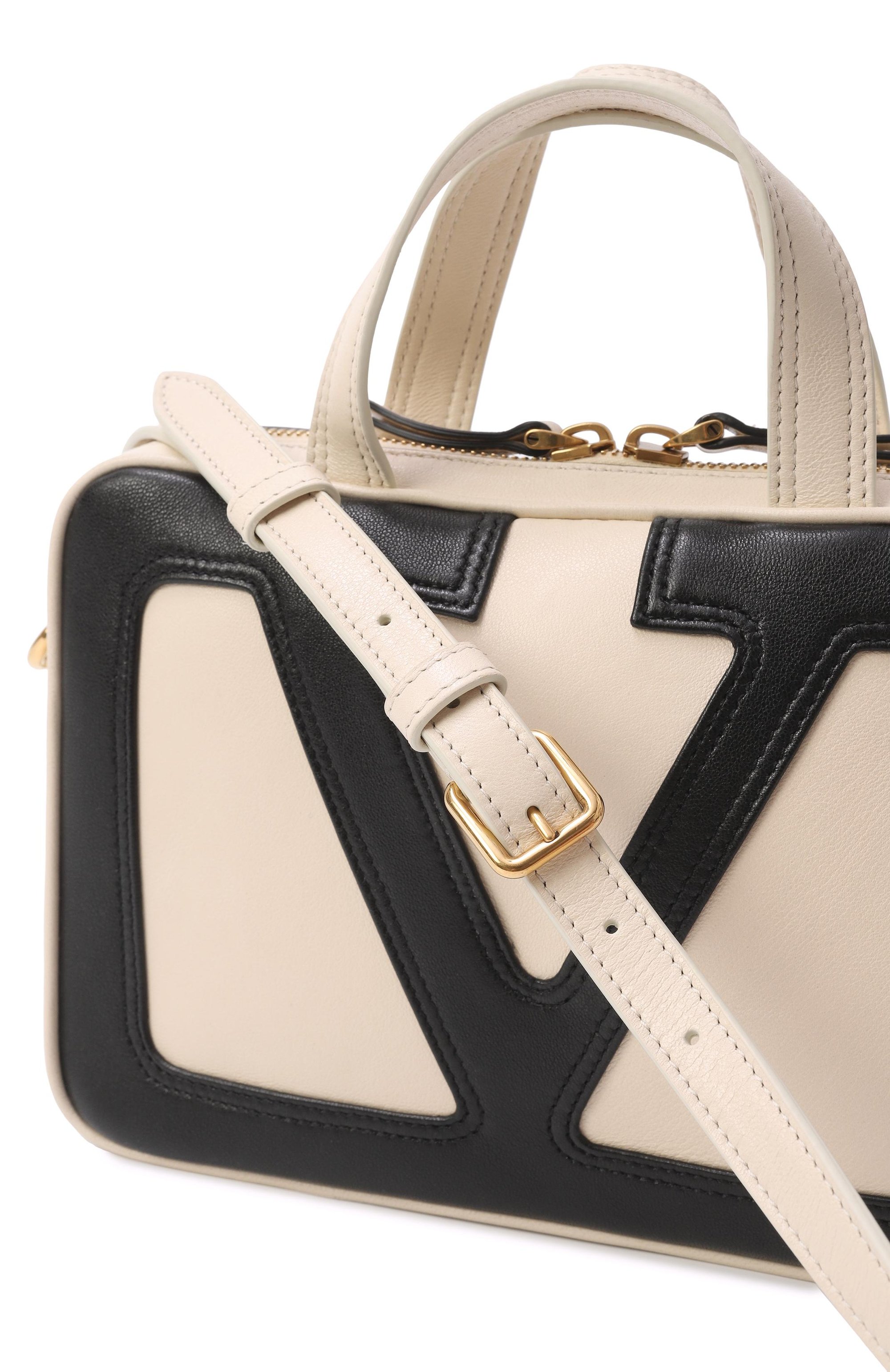 Сумка viva superstar small VALENTINO кремового цвета по цене 357500 руб., арт. 7W2B0R73/PTJ, фото 3 Сумка viva superstar small VALENTINO, арт. 7W2B0R73/PTJ, фото 3