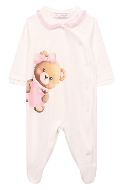 Хлопковый комбинезон MONNALISA, арт. 35D206, фото 1
