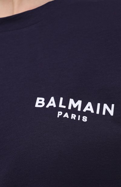 Хлопковая футболка BALMAIN, арт. VF11370/B013, фото 5