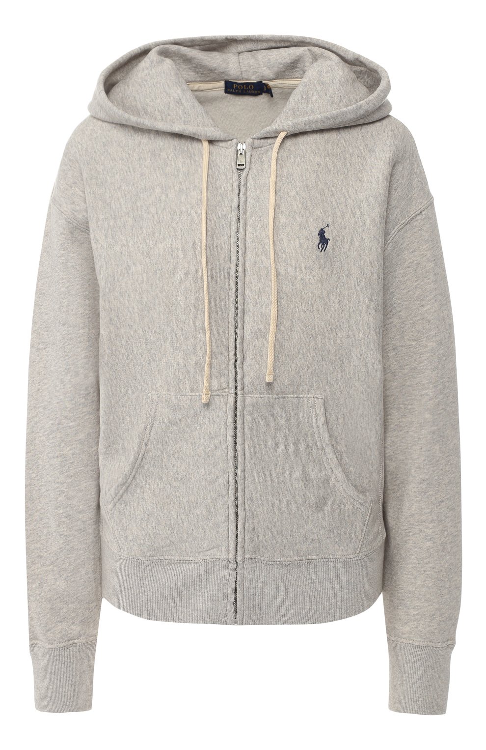 Хлопковый кардиган POLO RALPH LAUREN серого цвета по цене 17800 руб., арт. 211704753, фото 1 Хлопковый кардиган POLO RALPH LAUREN, арт. 211704753, фото 1