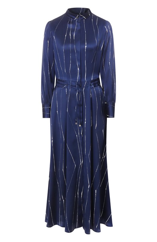 Атласное платье Kiton D52302K0873G03 Синий D52302K0873G03