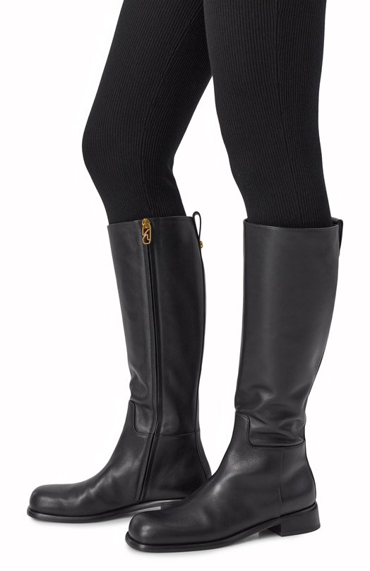 Кожаные сапоги Avenue 25 Sergio Rossi B15630/MMVN13 Чёрный  B15630/MMVN13 Фото 2