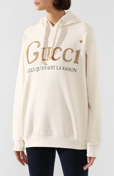Хлопковое худи GUCCI, арт. 615061/XJCK5, фото 3