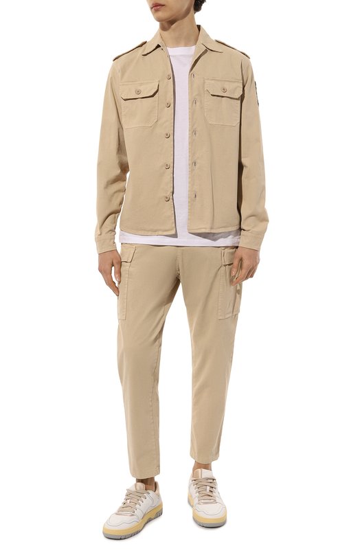 Хлопковая рубашка Barbed Бежевый, фото 2