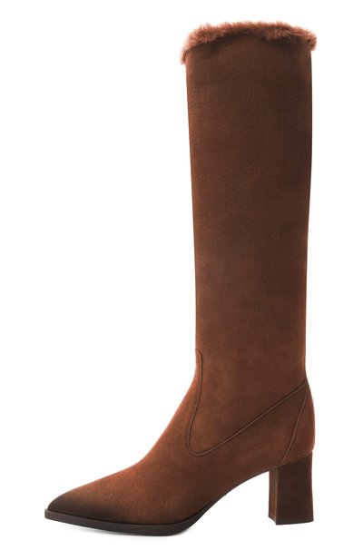 Замшевые сапоги SANTONI, арт. WSEG71937PC4AHGI, фото 4