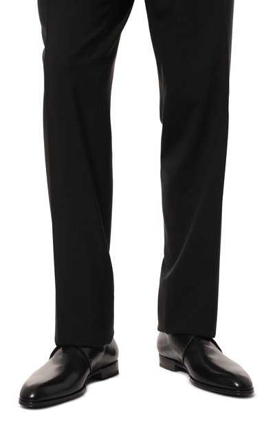 Кожаные дерби STEFANO RICCI черного цвета по цене 108000 руб., арт. U002_C5210/VT, фото 3 Кожаные дерби STEFANO RICCI, арт. U002_C5210/VT, фото 3