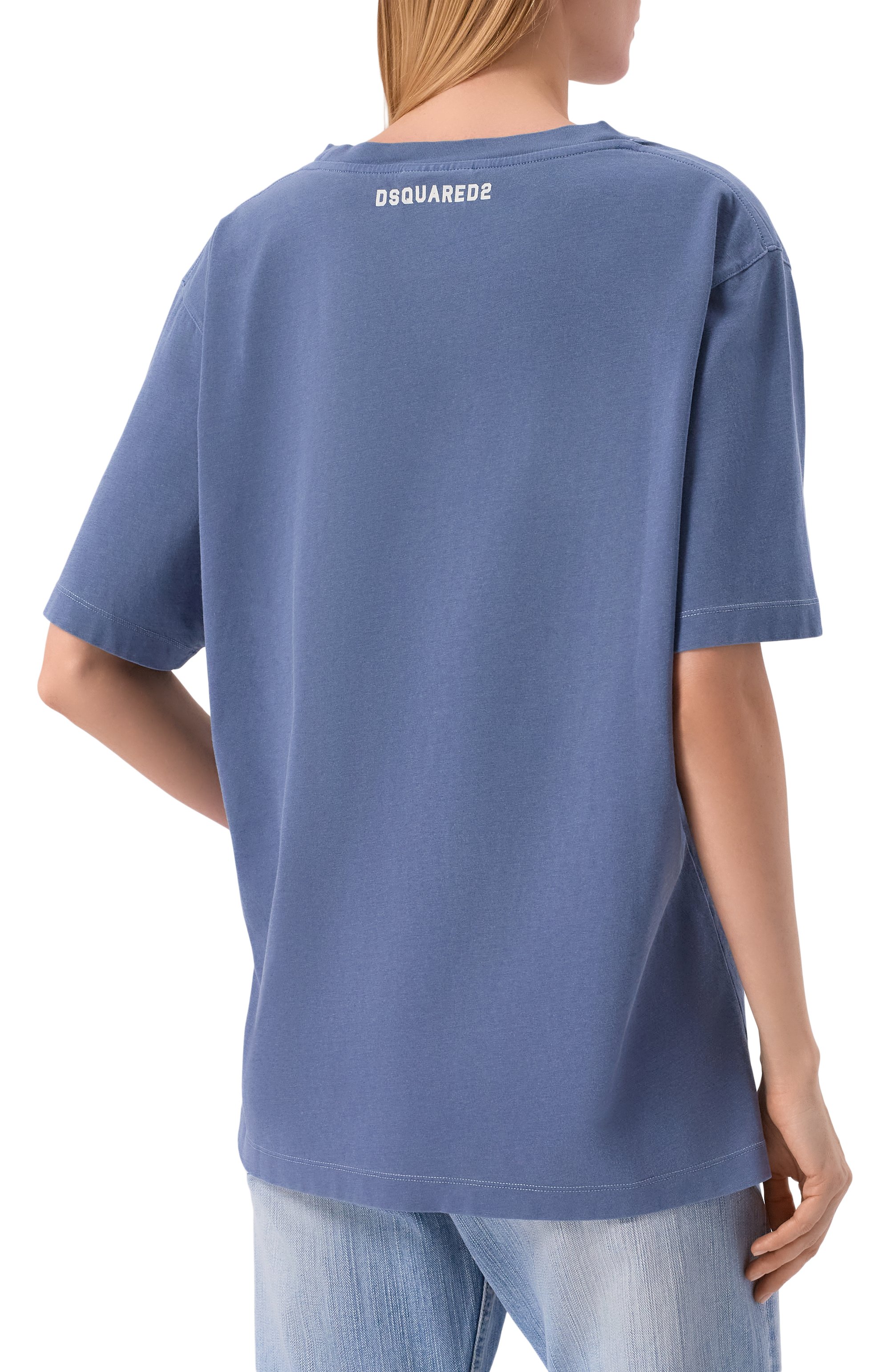 Хлопковая футболка DSQUARED2, арт. S75GD0519/D20108, фото 4
