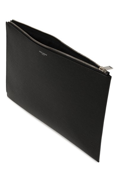 Кожаная папка для документов SAINT LAURENT черного цвета по цене 59950 руб., арт. 683872/BTY0N, фото 3 Кожаная папка для документов SAINT LAURENT, арт. 683872/BTY0N, фото 3