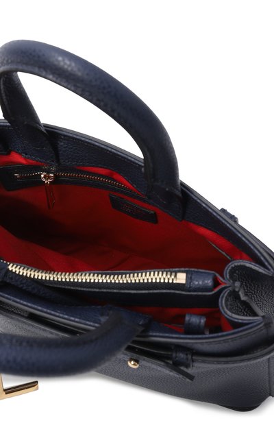 Сумка faubourg small LANCEL темно-синего цвета по цене 64350 руб., арт. A13527, фото 5 Сумка faubourg small LANCEL, арт. A13527, фото 5