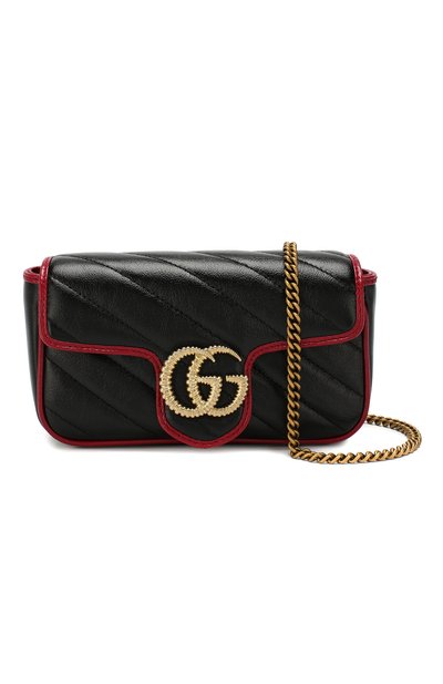 Сумка gg marmont super mini GUCCI, арт. 574969/00LFX, фото 5