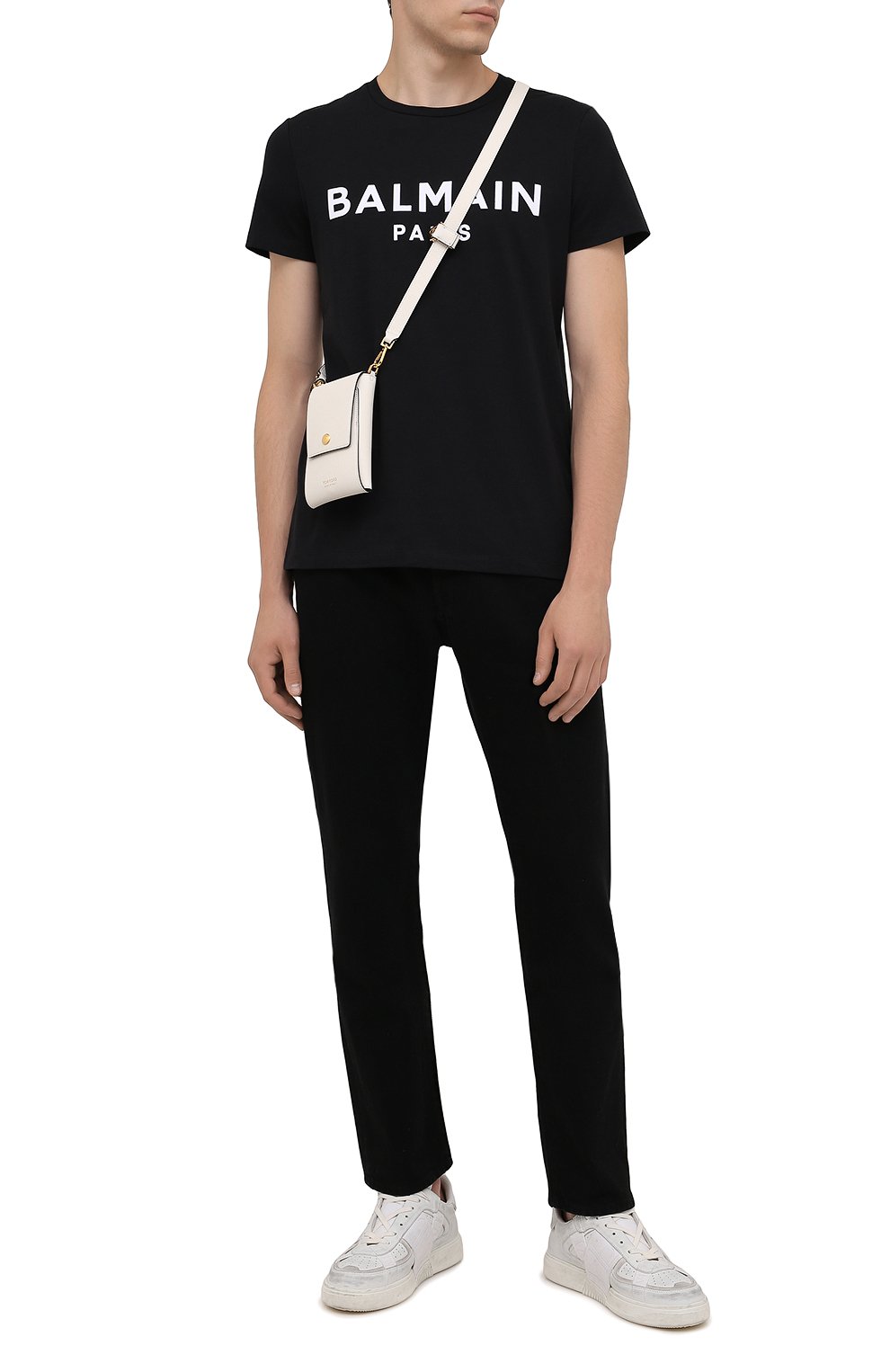 Хлопковая футболка BALMAIN, арт. WH1EF000/B124, фото 2