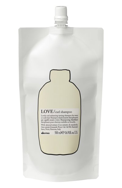 Рефил шампуня для усиления завитка love curl (500ml) DAVINES, арт. 75654, фото 1