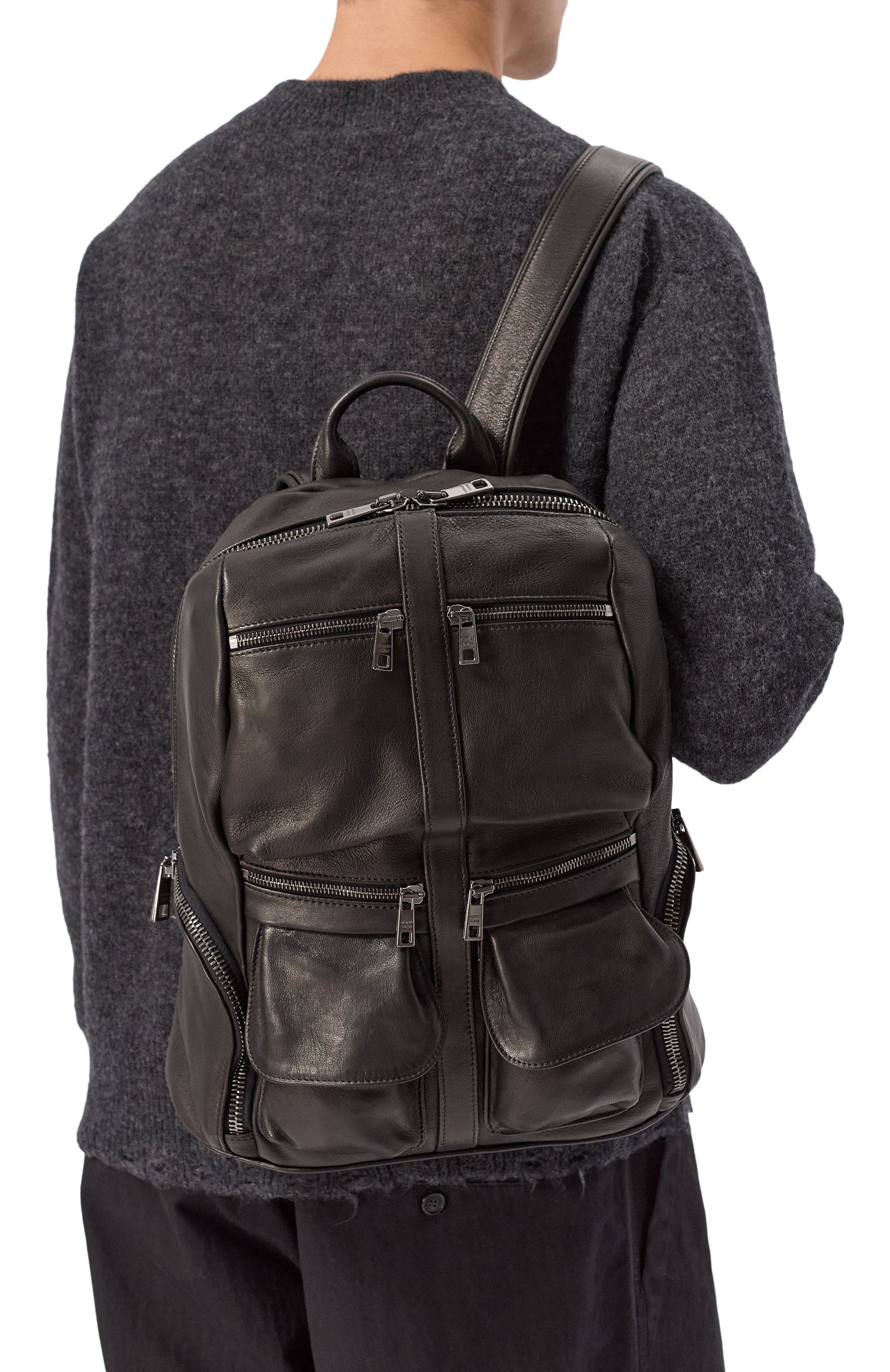 Рюкзак GIORGIO BRATO черного цвета по цене 114500 руб., арт. BS26F4060V, фото 2 Рюкзак GIORGIO BRATO, арт. BS26F4060V, фото 2