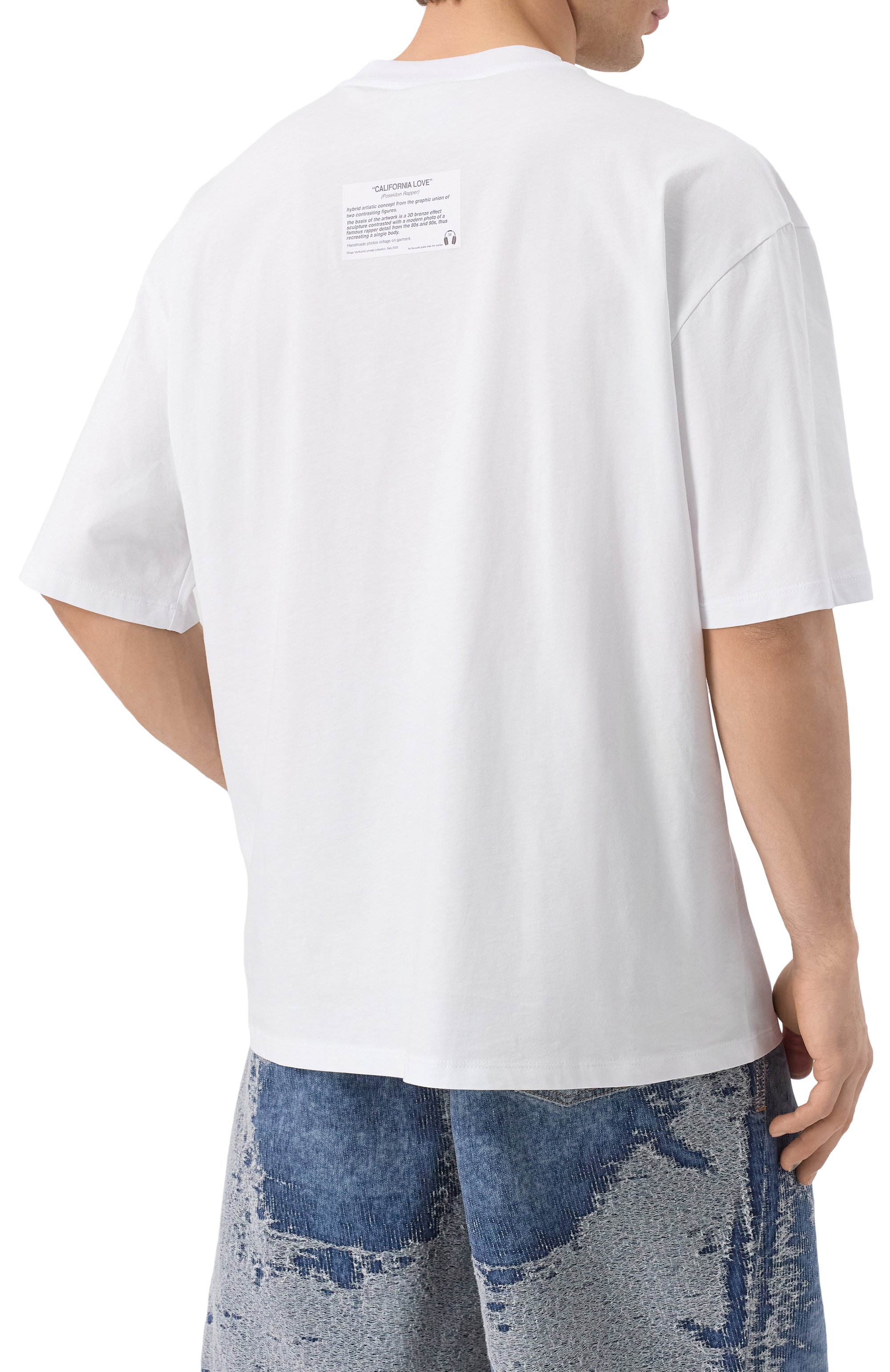 Хлопковая футболка DIEGO VENTURINO, арт. DVTS0PRCL, фото 4