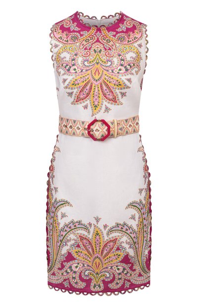 Женское льняное платье ZIMMERMANN, арт. 1440DTED