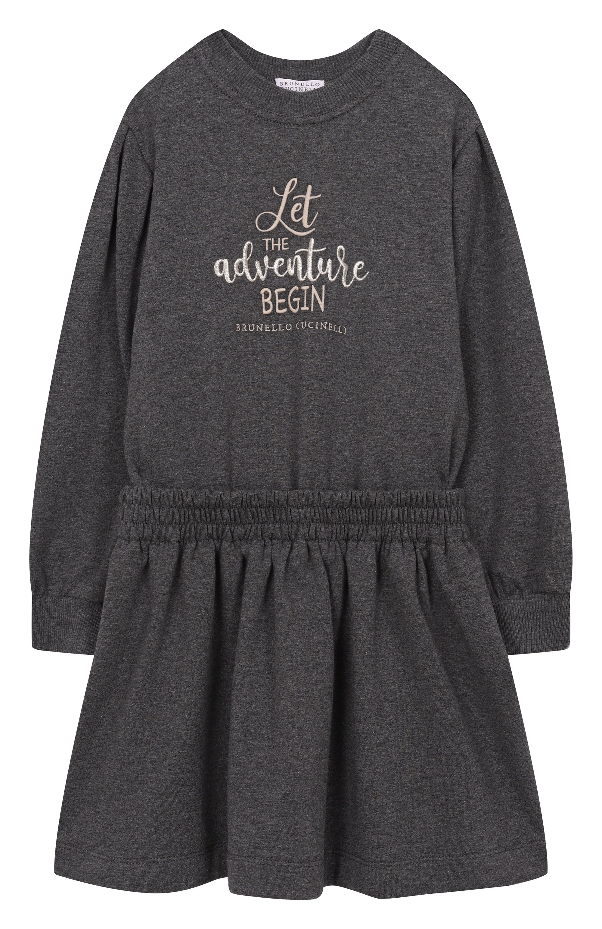 Хлопковое платье BRUNELLO CUCINELLI, арт. BH827A324B, фото 1
