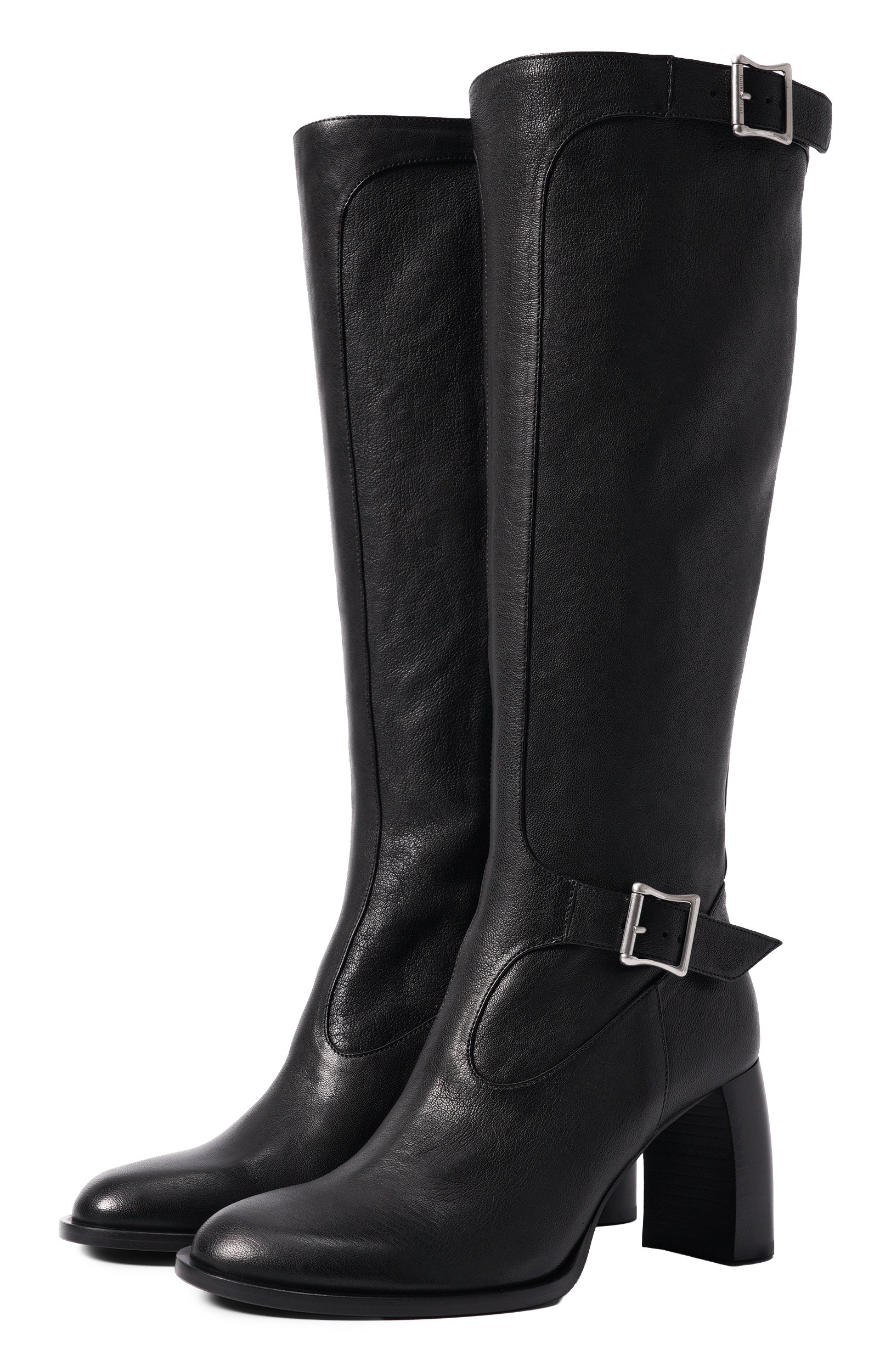 Кожаные сапоги gida ANN DEMEULEMEESTER черного цвета по цене 196500 руб., арт. B0014399/LT183, фото 1 Кожаные сапоги gida ANN DEMEULEMEESTER, арт. B0014399/LT183, фото 1